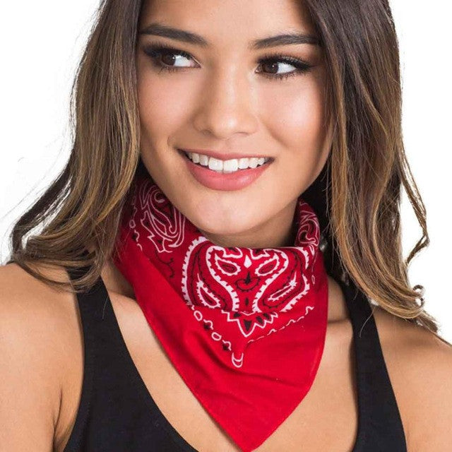 Brand New Women hair accessories 2017 Fashion Bandana Scarf Square Head Female Bandanas Headwear Headbands Women 58*58cm - mens-accessorie