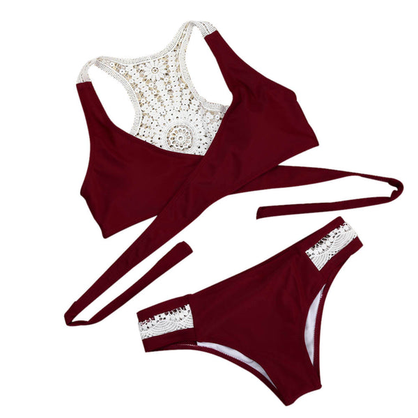 Micro Bikinis 2017 Women Push-up Padded Bra Swimsuit Swimwear Bandage Beach Wear Bathing suit Push Up Swimwear #ES - mens-accessorie