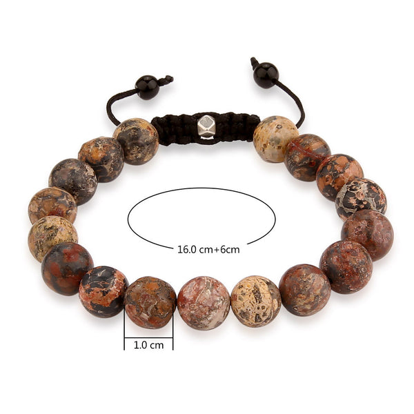 V.YA Amazing Natural Stone Beads Bracelets Men Women Jewelry Accessories Woman's Man's Bangle Bracelet - mens-accessorie