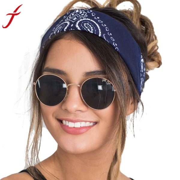 Brand New Women hair accessories 2017 Fashion Bandana Scarf Square Head Female Bandanas Headwear Headbands Women 58*58cm - mens-accessorie
